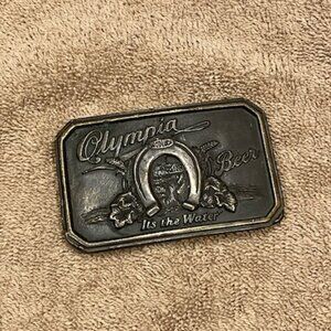 Vintage Olympia Beer belt buckle